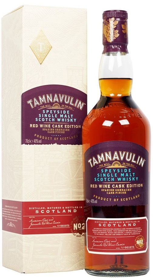 TAMNAVULIN RED WINE 40% 0,7l (karton)