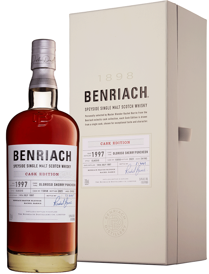 BenRiach 24yo 1997 Single Cask 55,7% 0.7l (karton)