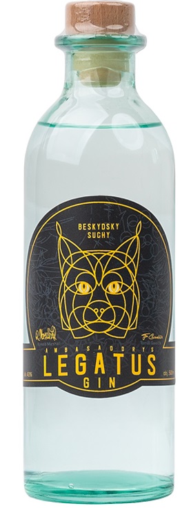 Legatus Beskydský Suchý 43% 0,5l (holá lahev)