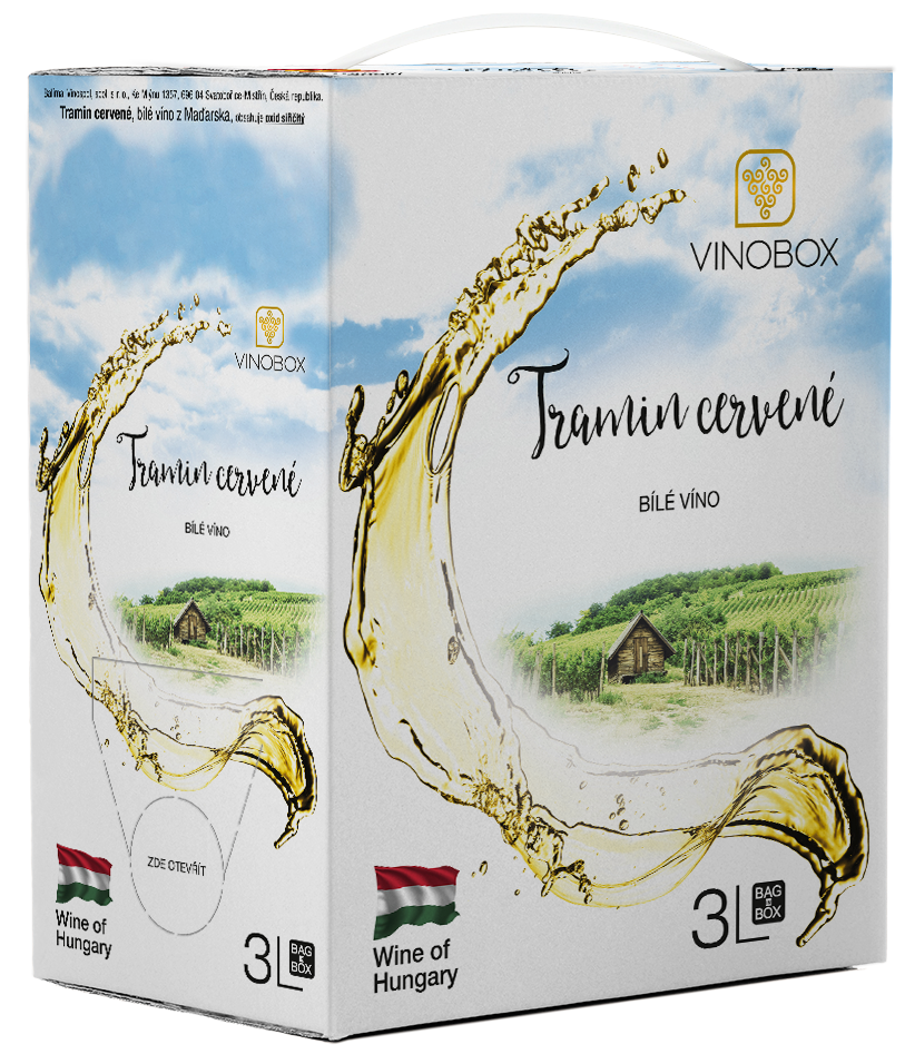 Vinospol, spol. s r.o. Vinobox Tramín Červený Bag in Box 3l suché