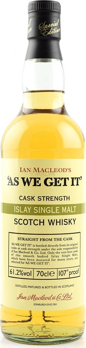 As We Get It Islay 61,2% 0,7l (holá láhev)