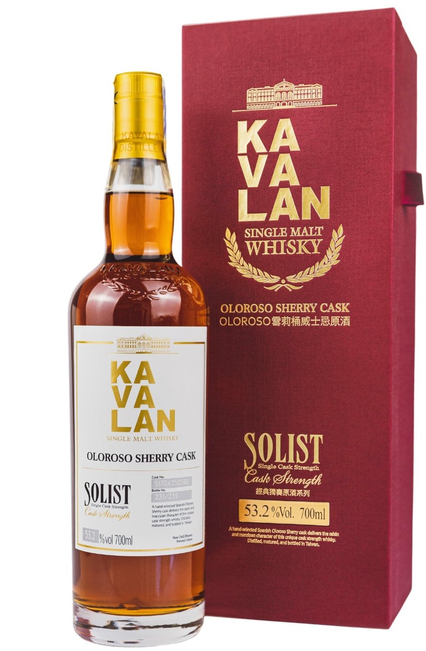 Kavalan Solist Oloroso Sherry Cask 54% 0,7L (dárkové balení kazeta)