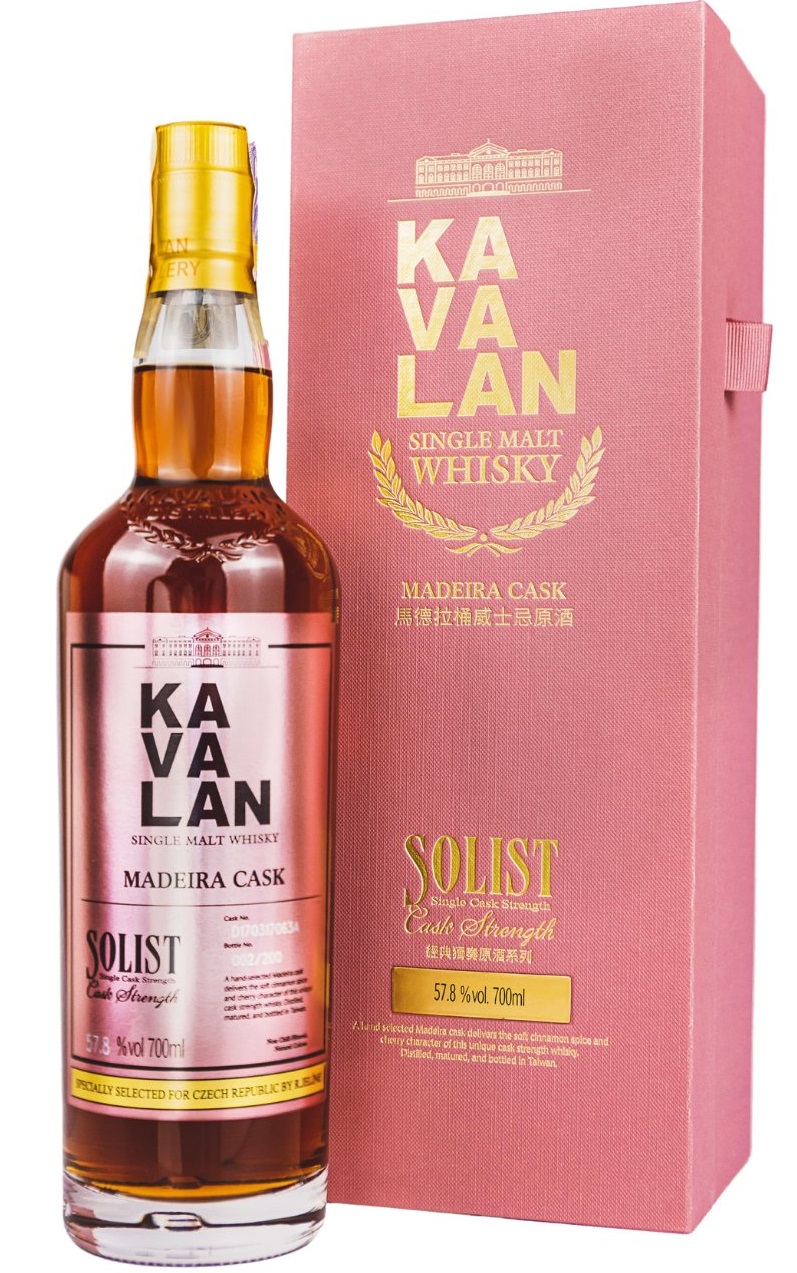 Kavalan Solist Madeira Cask 57,8% 0,7 l (kazeta)