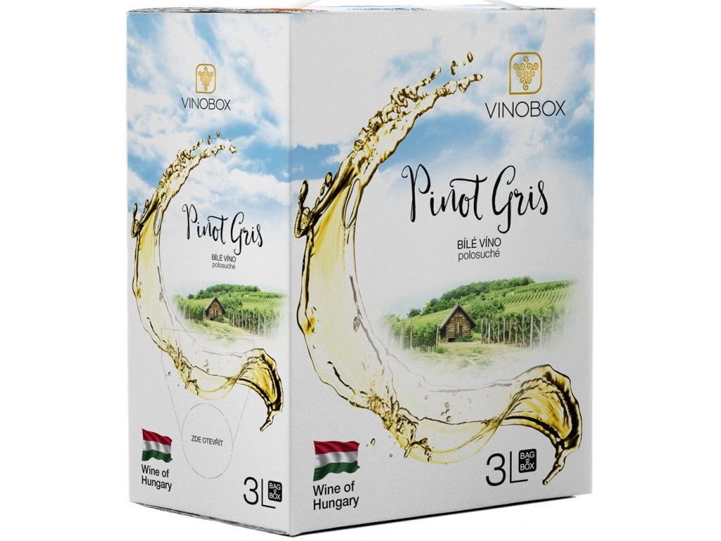 Vinobox Pinot Gris Bag in Box 3l suché