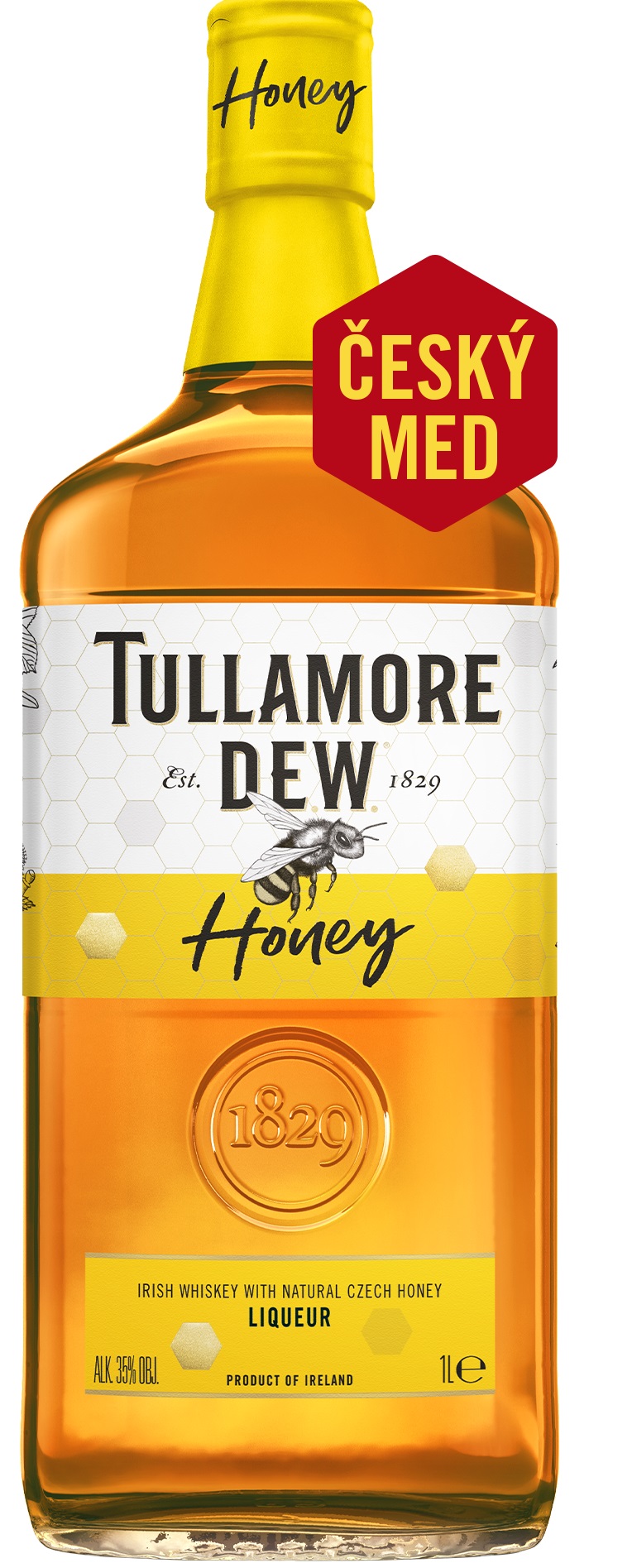 Tullamore D.E.W. Honey 35% 1l (holá láhev)