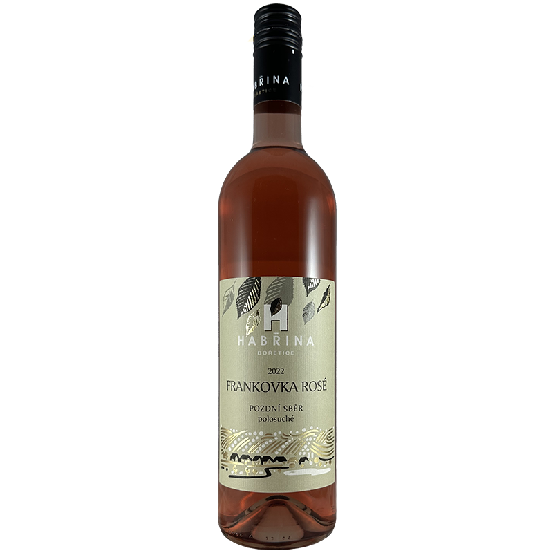 Vinařství Habřina Habřina Frankovka Rosé 2023 Pozdní sběr 0,75l