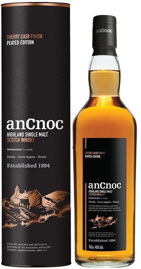 anCnoC Sherry Peated 43% 0,7l (tuba)