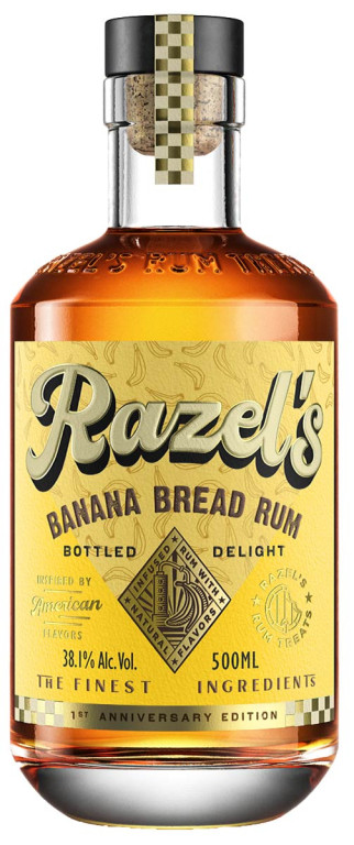 RAZEL'S BANANA BREAD RUM 38,1% 0,5l