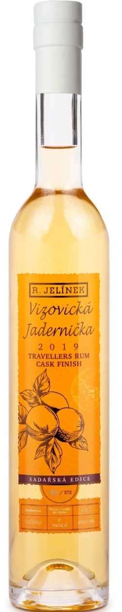 R. JELÍNEK Vizovická jadernička 2015 42% 0,7l (HOLÁ LÁHEV)