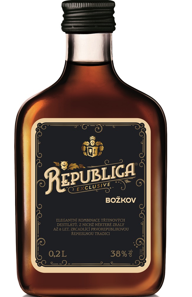 Božkov Republica Exclusive 38% 0,2l (holá láhev)