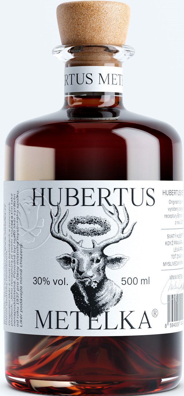 Hubertus 30% 0,5l (holá láhev)
