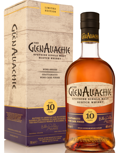 GlenAllachie 10yo Grattamacco 48% 0,7l (karton)