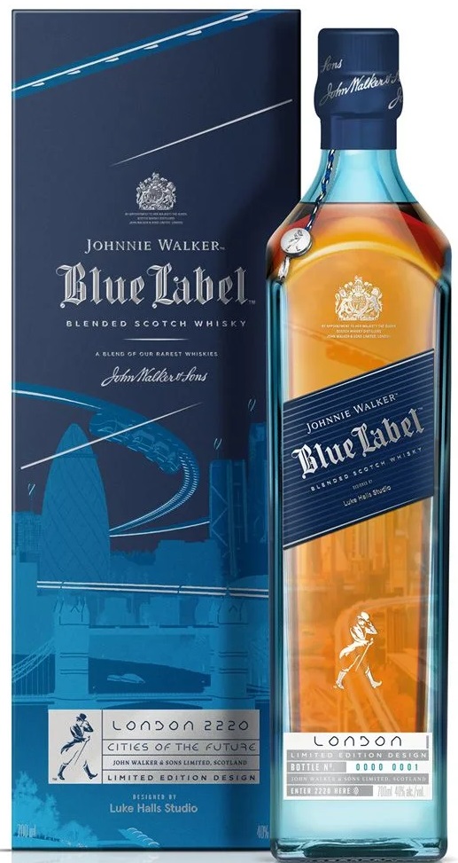 Johnnie Walker Blue Label Cities of The Future - London 0,7l 40% GB L.E.