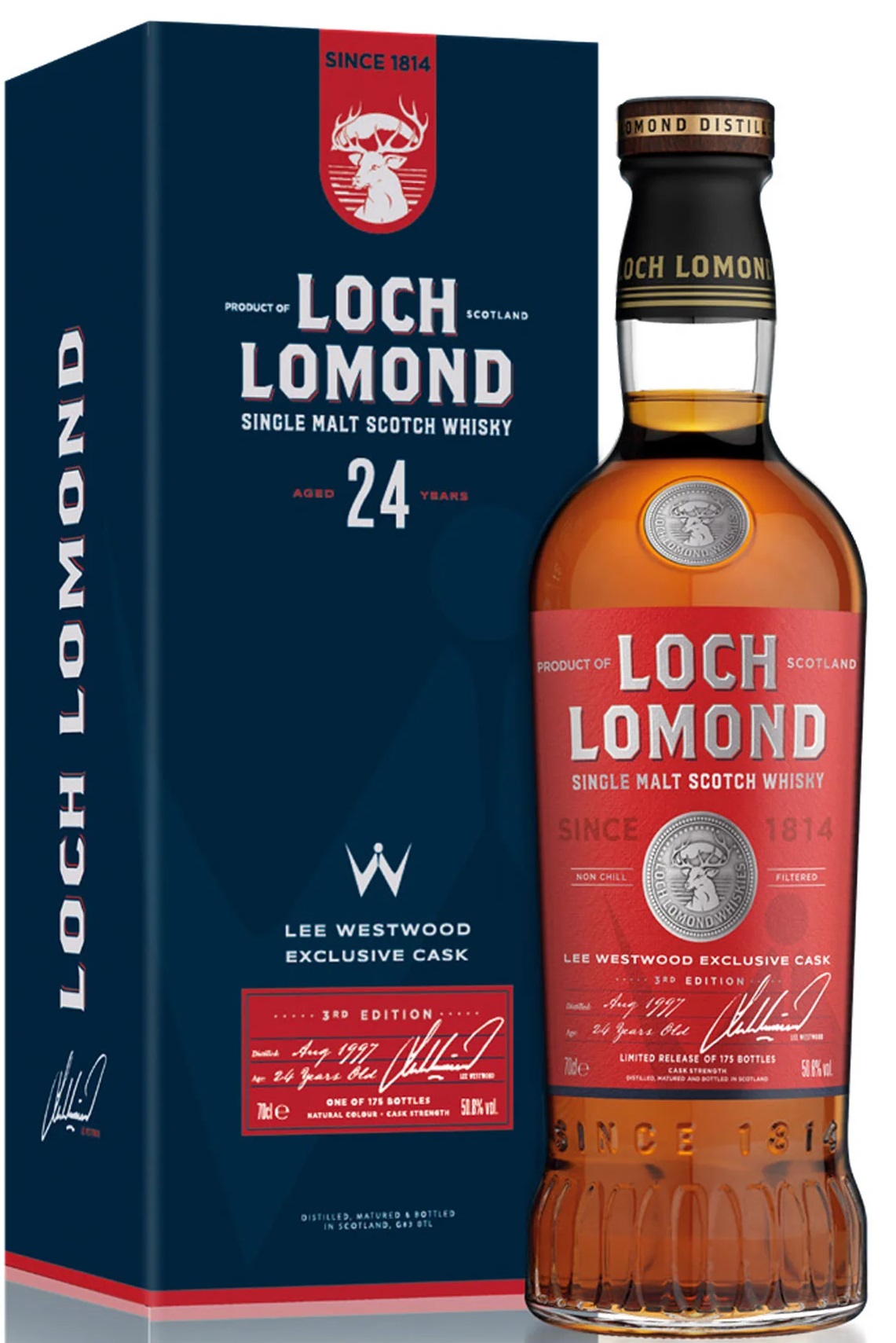 Loch Lomond 24yo 1997 Lee Westwood 50,8% 0.7l (karton)