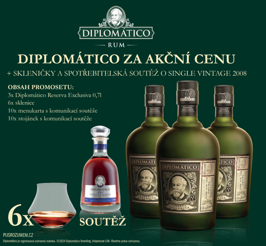 Diplomatico Promo set 3x0,7l 02/2024 (set 3x,0,7l)