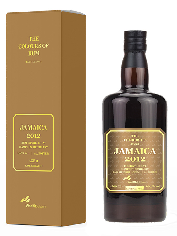 Colours of Rum Jamaica 2012 Hampden 11yo Edition no.14 60,4% 0,7l (karton)