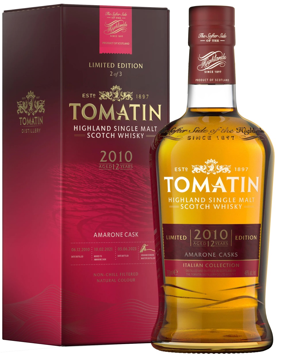 Tomatin 2010 12yo Amarone Casks Italian Collection 46% 0,7l
