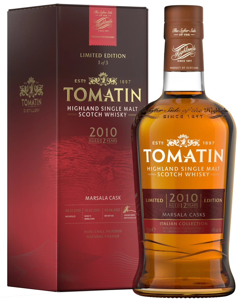 Tomatin 2010 12yo Marsala Casks Italian Collection 46% 0,7l