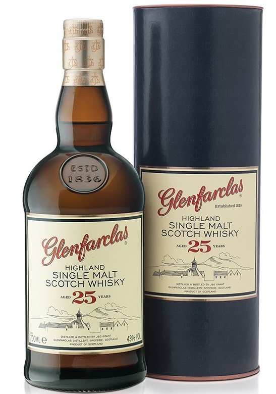 Glenfarclas 25yo 43% 0,7l (tuba)