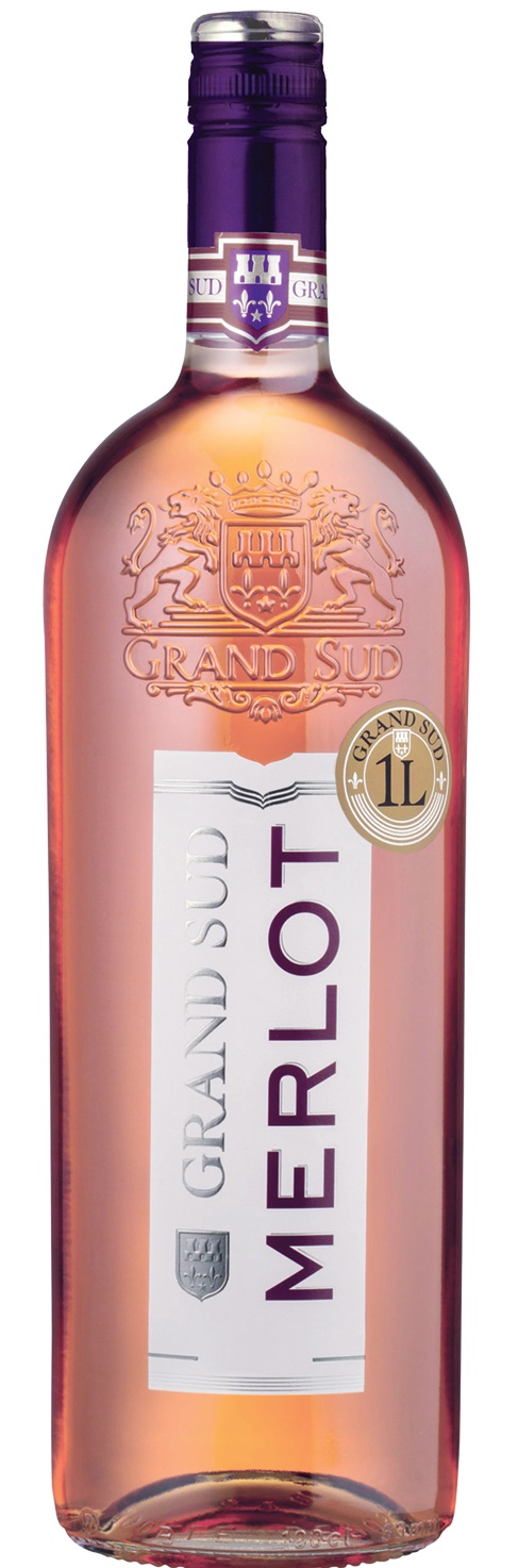Grand Sud Merlot Rosé 1l (holá láhev)