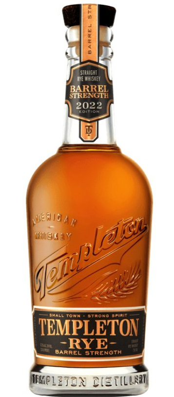 Templeton Rye Barrel Strength 2022 57,3% 0,7l (holá láhev)