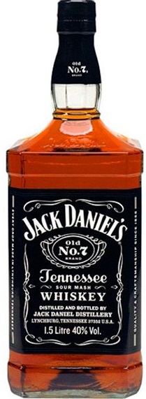 Jack Daniel's Tennessee 1. 43% 1,5l (holá láhev)