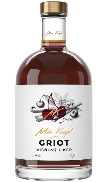 Anton Kaapl Griot - Višňový likér 28% 0,5l (holá láhev)