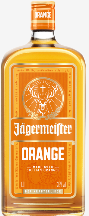 JAGERMEISTER ORANGE 1.0 33% 1l (holá láhev)