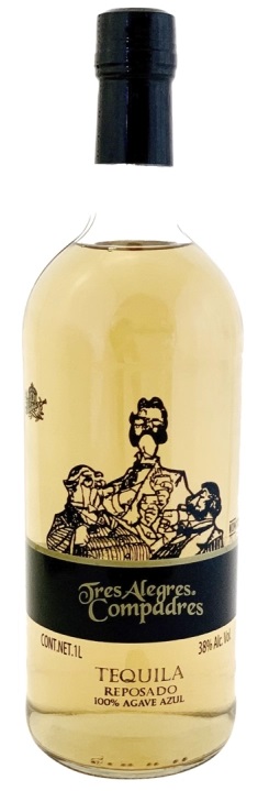 Tequila Tres Alegres 38 % Reposado 1l