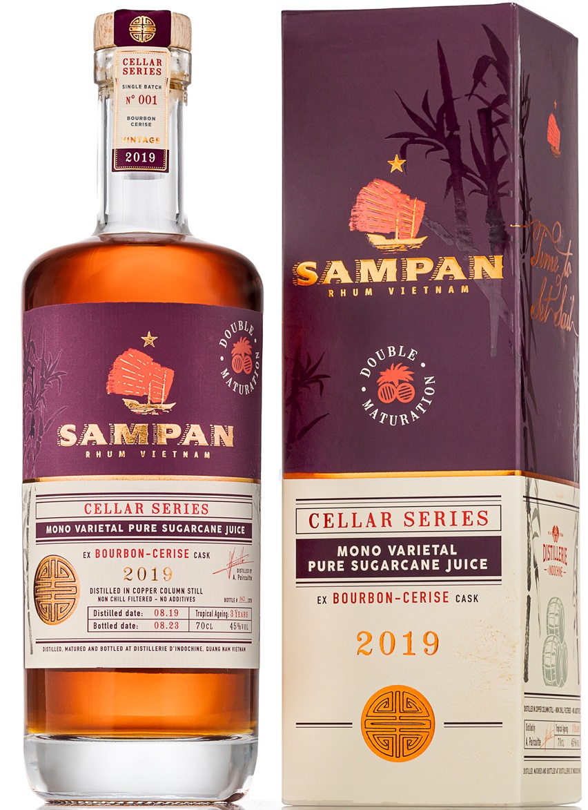 RUM SAMPAN bourbon cask 45% 0,7l (holá láhev)