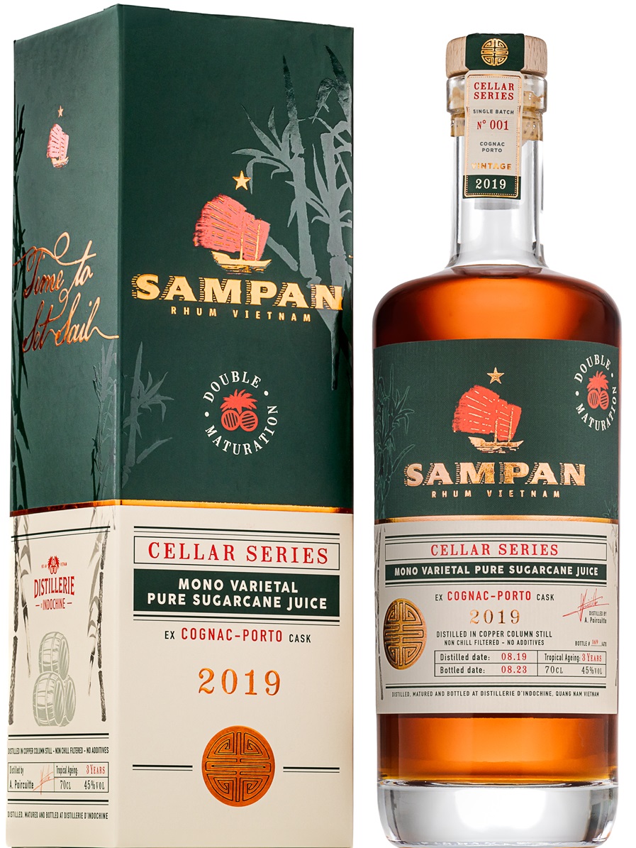 Sampan Cellar Series 2019 Cognac Porto Cask 45% 0,7 l (karton)