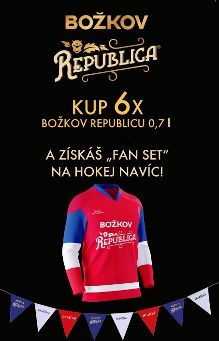 Božkov Republica Exclusive 6x0,7l + Fanset (set)