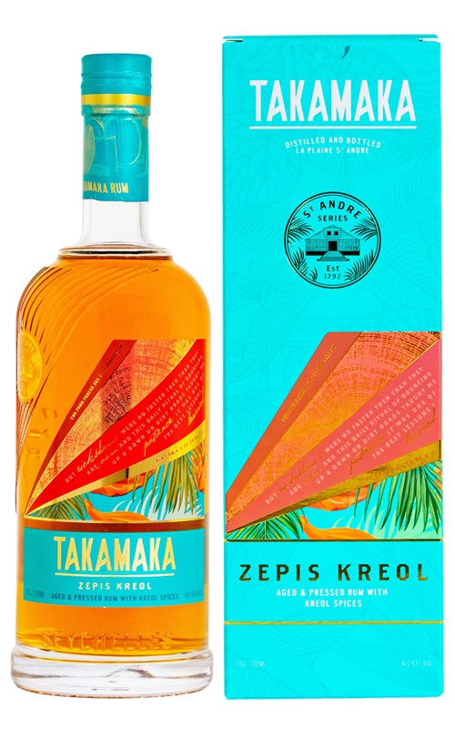 Takamaka Rum Zepis Kreol 43% 0,7l