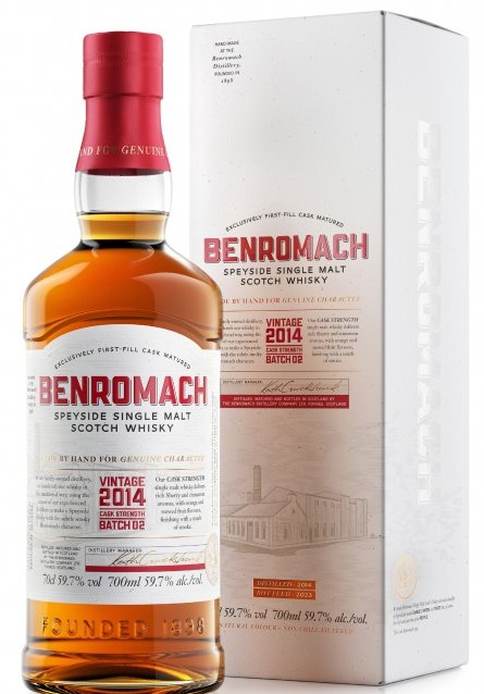 Benromach 2014 Cask Strength Batch 2 59,7% 0,7l (karton)