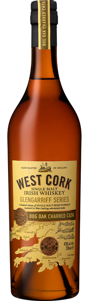 West Cork Bog Oak Charred Cask 43% 0,7l (holá láhev)