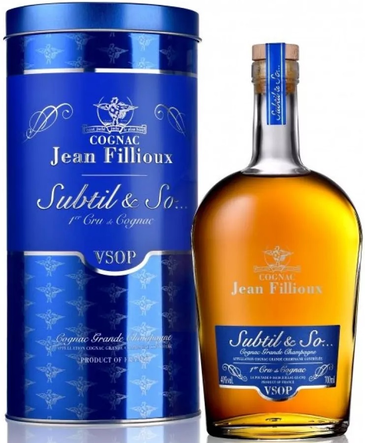 Cognac Jean Fillioux VSOP Subtil & So 40% 0,7 l (tuba)