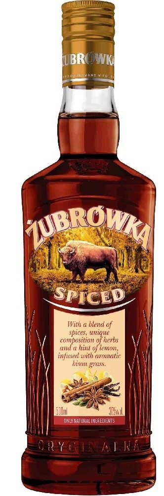 Zubrowka Spiced 30% 0,5l (holá láhev)