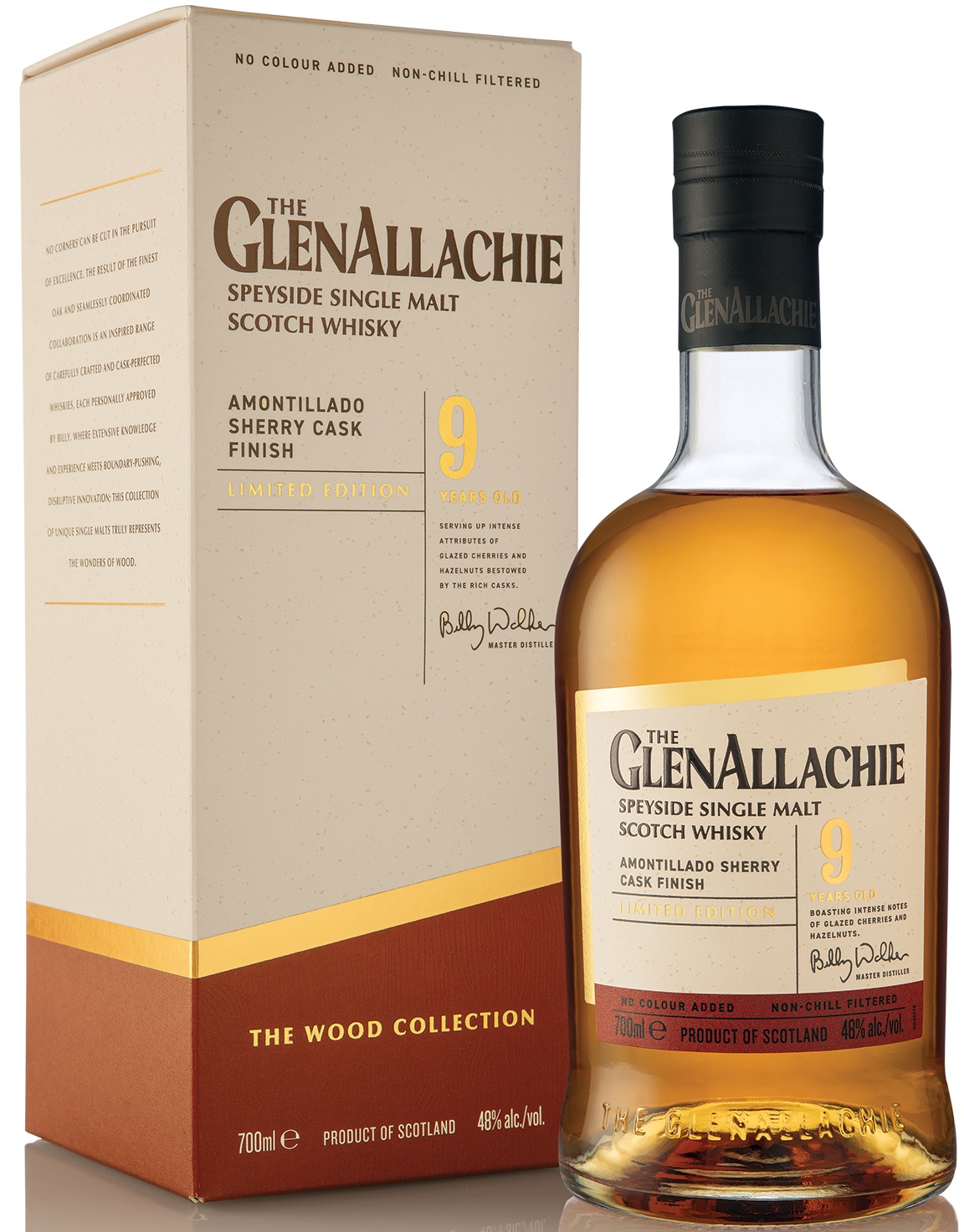 GlenAllachie 9yo Amontillado Sherry Cask Finish 48% 0,7l (karton)