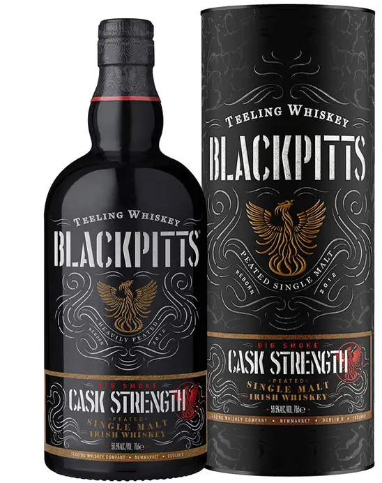 Teeling Blackpitts Big Smoke Cask Strength 56,5% 0,7l (tuba)