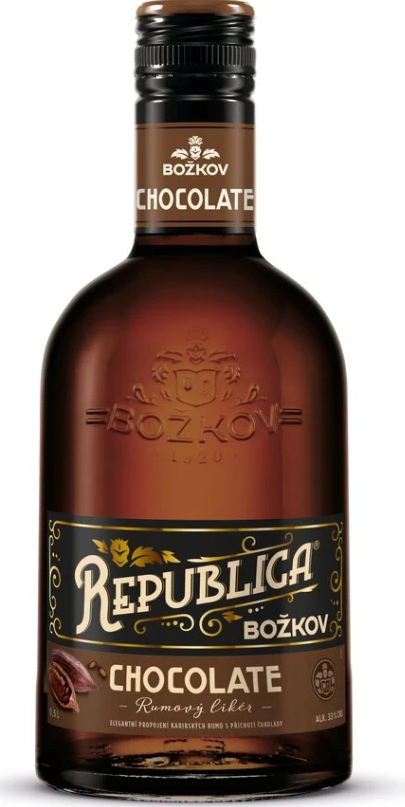 Božkov Republica Chocolate 33% 0,5l (holá láhev)