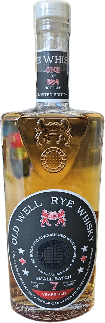 WAXWING s.r.o. Old Well Rye Whisky 51,9% 0,5l