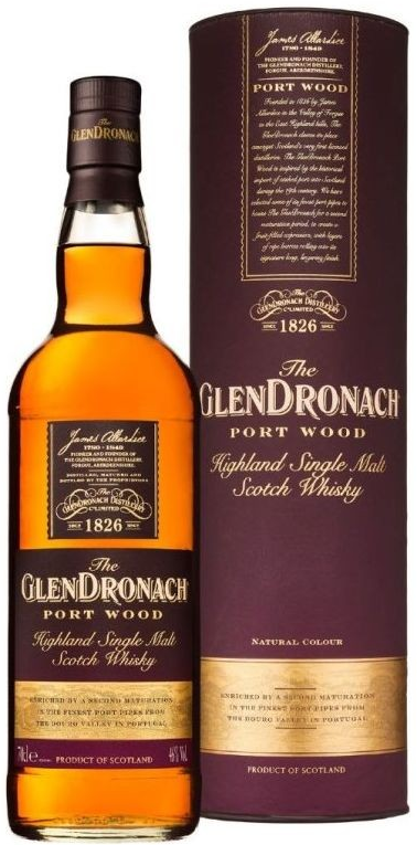 Glendronach Port Wood 46% 0.7l (tuba)