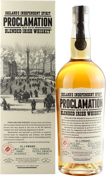 Proclamation Blended Irish Whiskey 40,7% 0,7l
