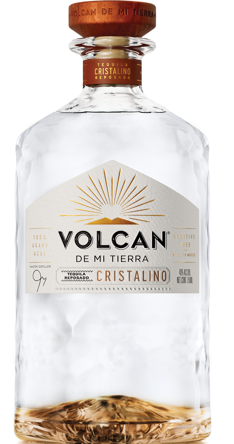 Tequila Volcan Cristalino 40% 0,7l (holá láhev)