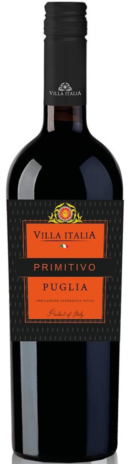 Villa Italia Primitivo Puglia 0,75l (holá láhev)