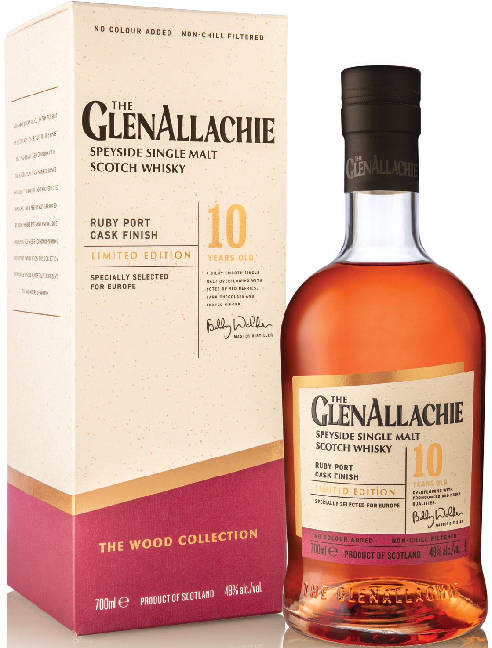 GlenAllachie 10 letá Ruby Port Cask Finish