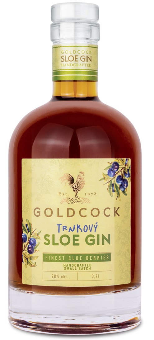 Gold Cock Trnkový Sloe Gin 28% 0,7l