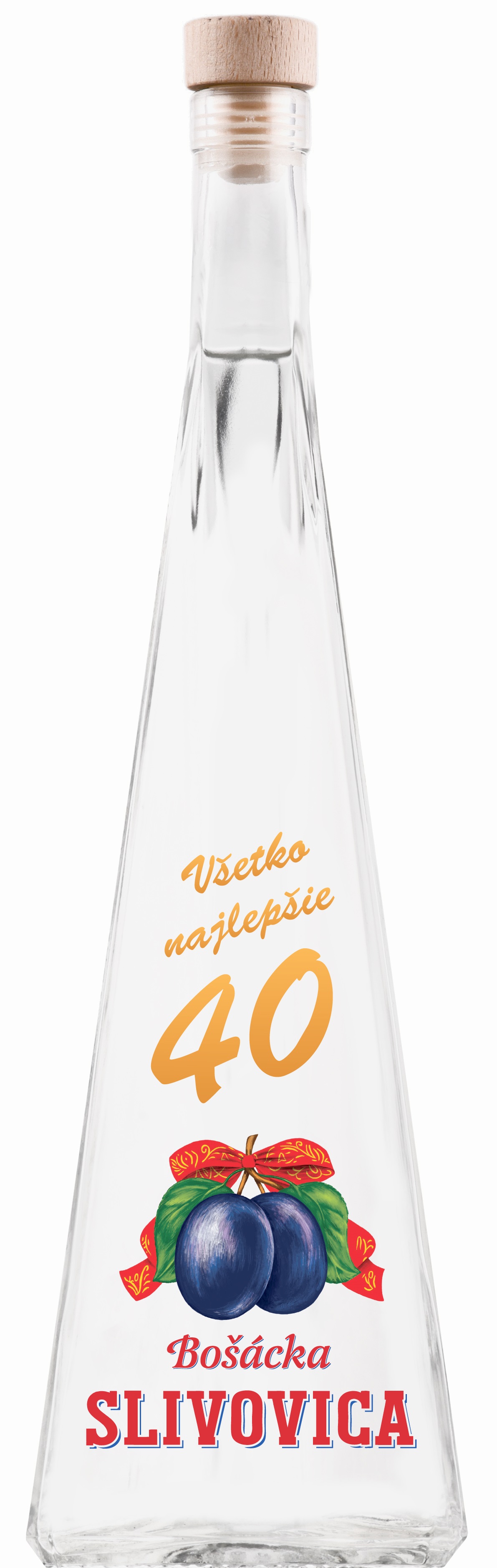 Bošácká Slivovica Jehlan 40let 52% 0,5l (holá láhev)