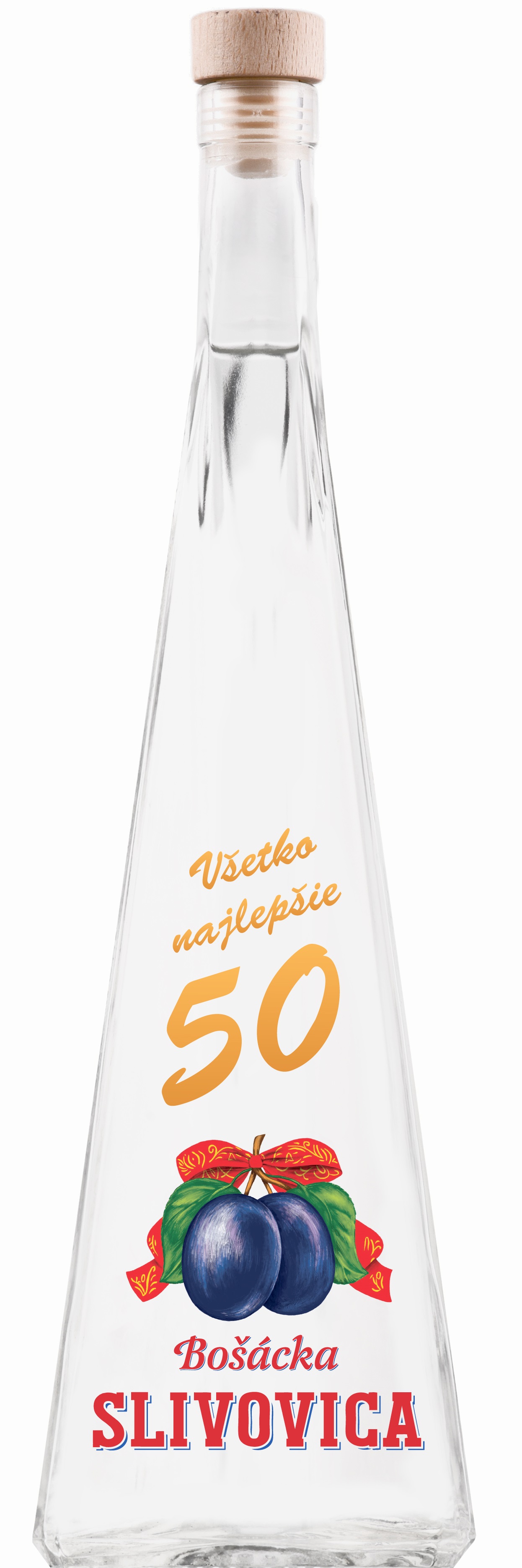 Bošácká Slivovica Jehlan 50let 52% 0,5l (holá láhev)