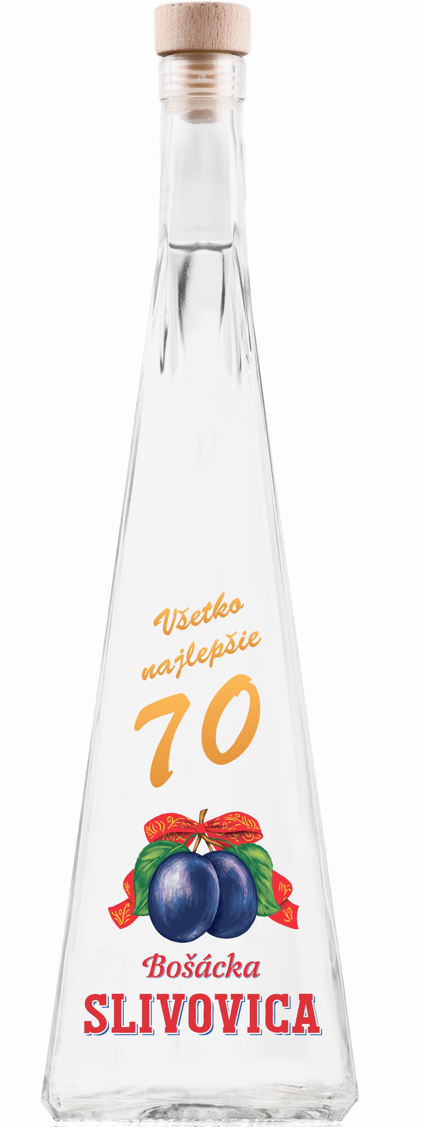 Bošácká Slivovica Jehlan 70let 52% 0,5l (holá láhev)